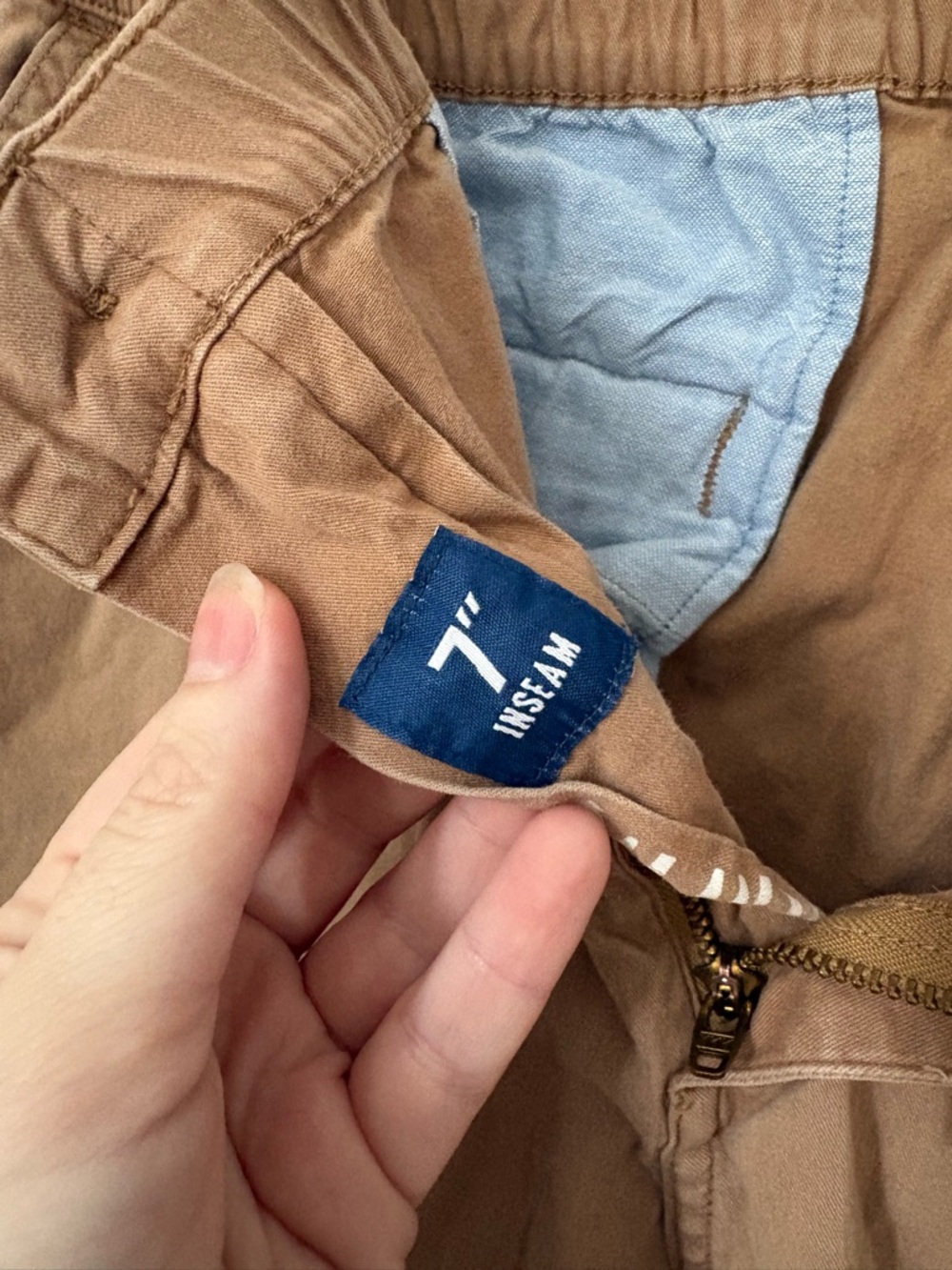 Chubbies Originals Stretch Shorts 7” Inseam Tan Khaki Light Brown - Medium (M) - Picture 6 of 12